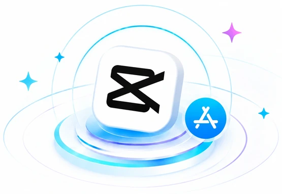 CapCut and App Store icons