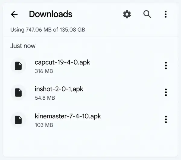 Install APK illustration