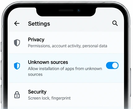 Allow Unknown Sources