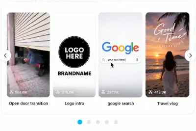 Daily vlog, travel, business and promotional video templates